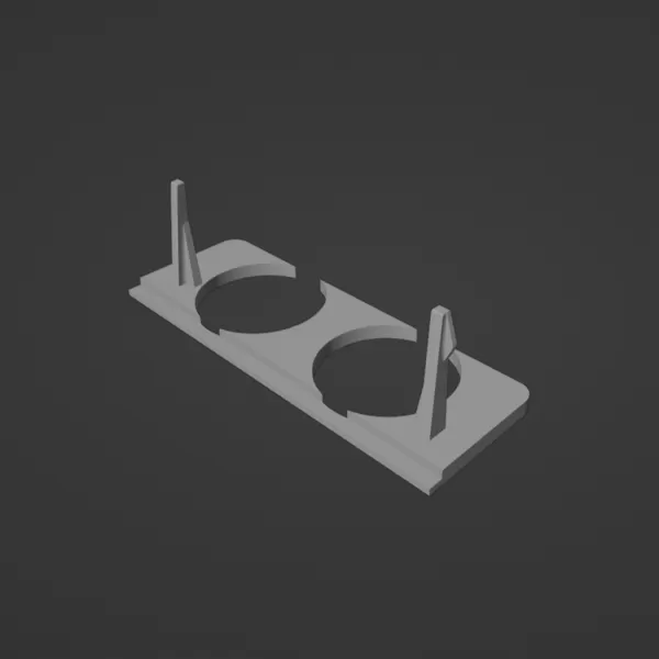 GAUGE POD ASHTRAY BMW E30 - Model preview 2