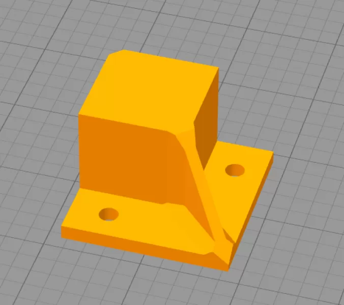 Garage box holder on the wall - Model preview 7