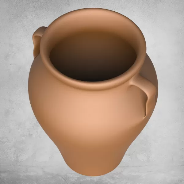 Pottery Vessel 04 - Model preview 3