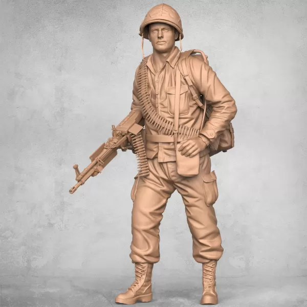 Modern Army Soldier - Model preview 1