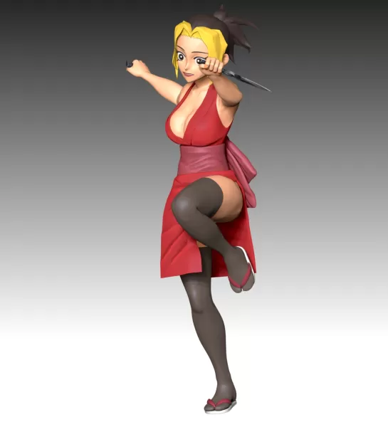 Makio - Demon Slayer Kimetsu no Yaiba - Model preview 4