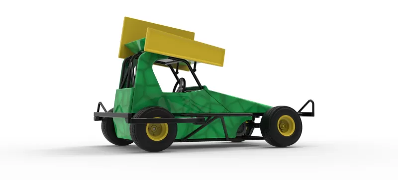 BriSCA Micro Formula 2 Stock Car Scale 1:16 - Model preview 20