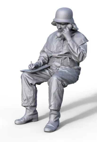 Firefighter figure - Model preview 1