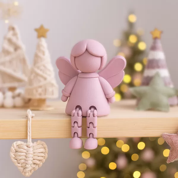 Flexi Angel Figure | Guardian Angel Christmas Decor - Model preview 1