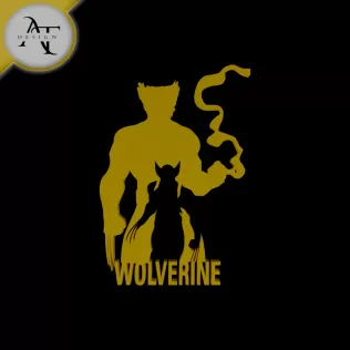 Wolverine - Marvel - Silhouette - 2D Wall Art Decor