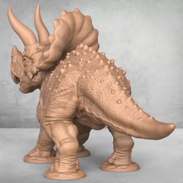 Monster Triceratops Dinosaur - Model preview 6