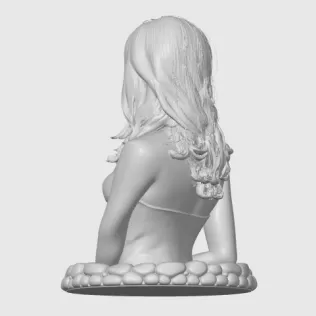 Jessica Alba 3D Bust - Model thumbnail 7