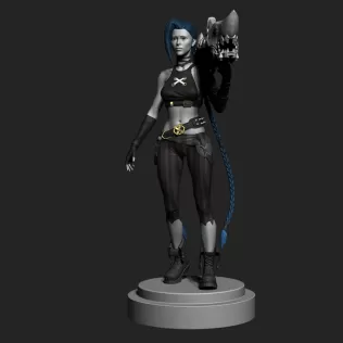 Jinx from arcane - Model thumbnail 7