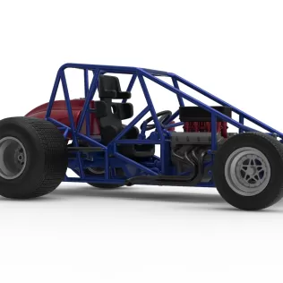 Dirt Silver Crown Car Base Scale 1:25 - Model thumbnail 25