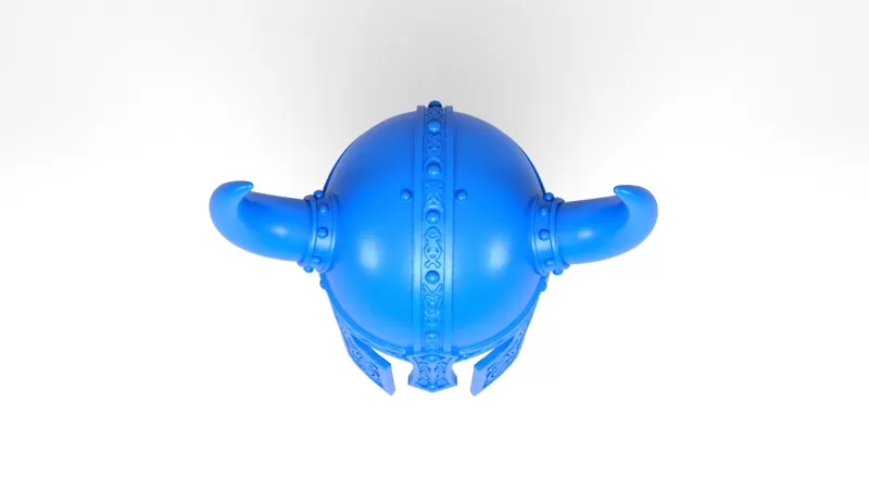 Helmet viking - Model preview 3