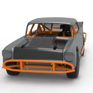 Vintage Dirt Modified stock car Version 9 Scale 1:25 - Model thumbnail 5