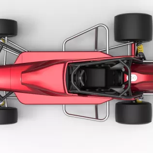 Pavement Silver Crown Car Version 2 Scale 1:25 - Model thumbnail 11