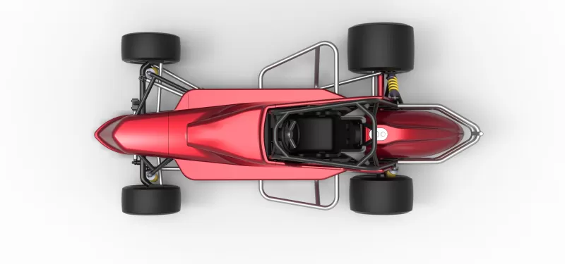 Pavement Silver Crown Car Version 2 Scale 1:25 - Model preview 11