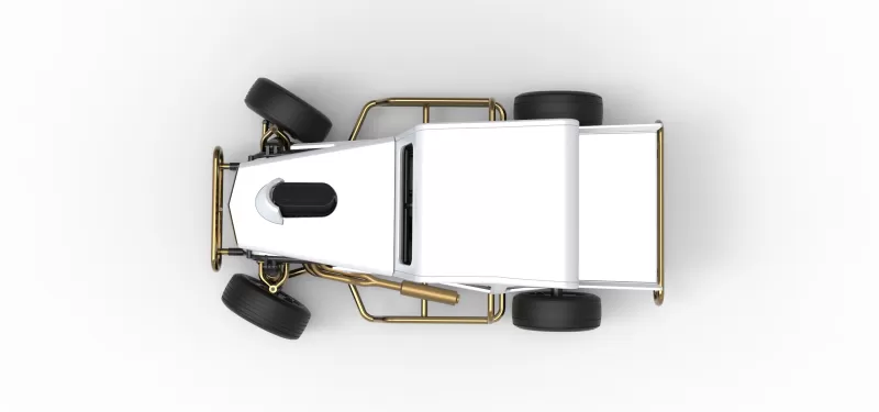 Dwarf car while turning Version 2 Scale 1:25 - Model preview 11