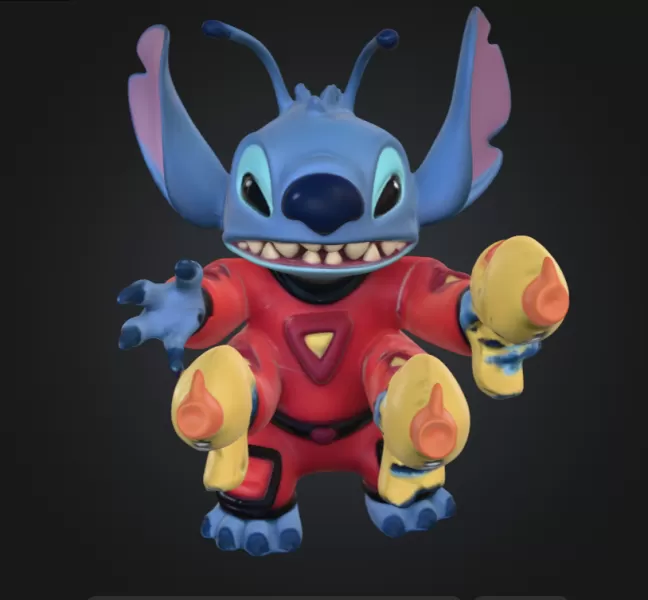 Stitch in Battle Armor - Model preview 1