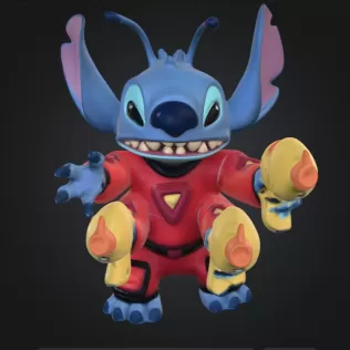 Stitch in Battle Armor