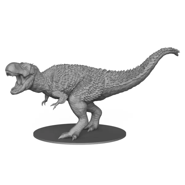 Tyrannosaurus Dinosaur Statue 3D Print Model - Model preview 1