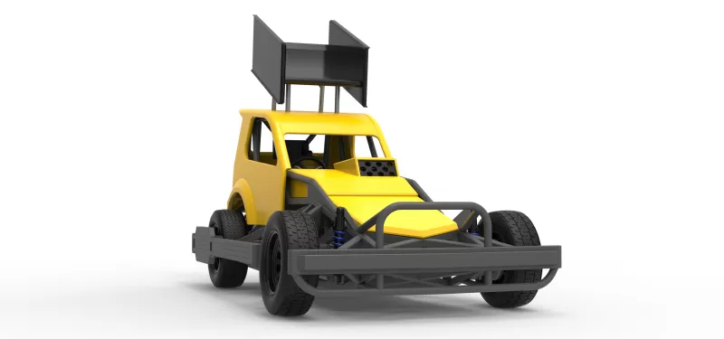 New Zealand Superstock car Version 5 Scale 1:25 - Model preview 27