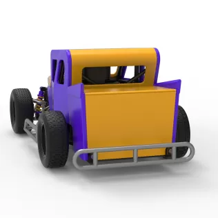 Dwarf car Version 2 Scale 1:25 - Model thumbnail 14