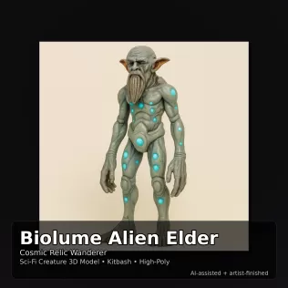 Fantasy Creature Kitbash Collection (High-Poly Character Pack) - Model thumbnail 10