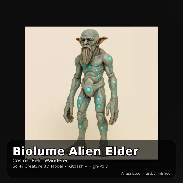 Fantasy Creature Kitbash Collection (High-Poly Character Pack) - Model preview 10