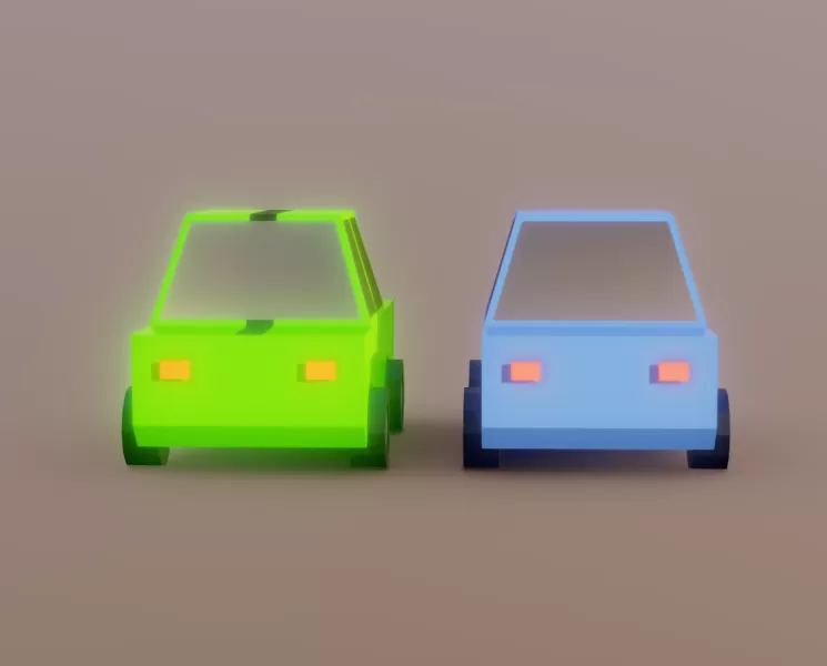 Low Poly Cars - Model preview 2