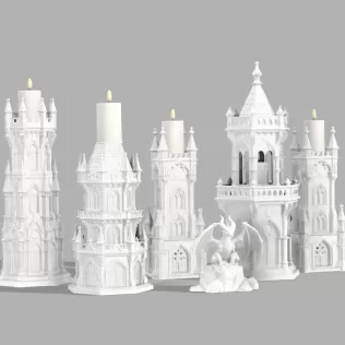 Gothic Candle Tower – Keep - Model thumbnail 10