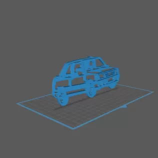 Peugeot - 309 GTI Wall Art - Model thumbnail 1