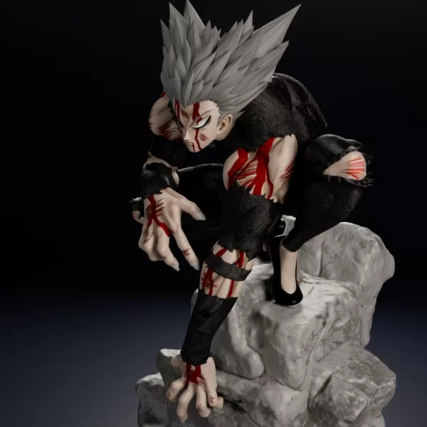 [One Punch Man] Garou - Model preview 5