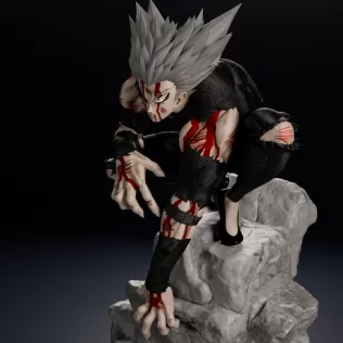 [One Punch Man] Garou - Model thumbnail 5