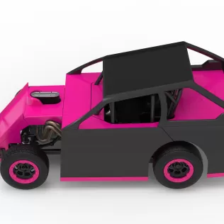 Mod Lite Race car Version 2 Scale 1:25 - Model thumbnail 10