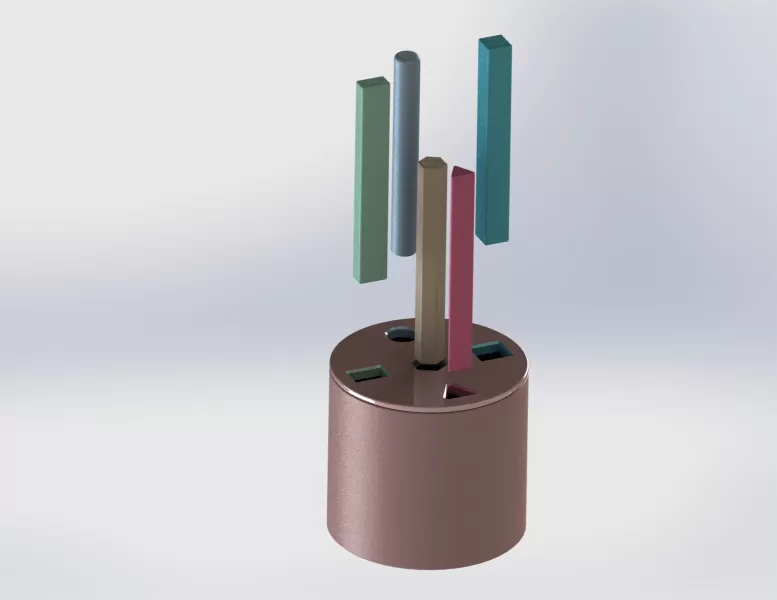 Interaktive Montessori Shape Color Sorter Set - Model preview 4