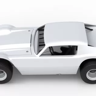 Vintage Dirt late model Race car Version 3 Scale 1:25 - Model thumbnail 10