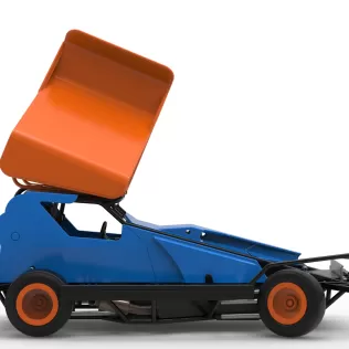 BriSCA Formula 1 Stock Car for Dirt while turning V2 Scale 1:25 - Model thumbnail 22