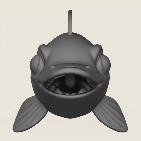 Fish 02 Print Ready 3D Model - Model preview 2