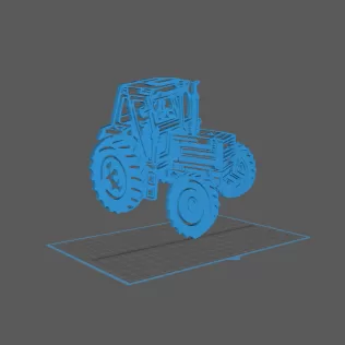 Tractor - Fiat Wall Art - Model thumbnail 1