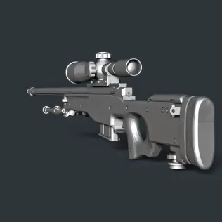 AWP Sniper Rifle RoZ - Model thumbnail 3