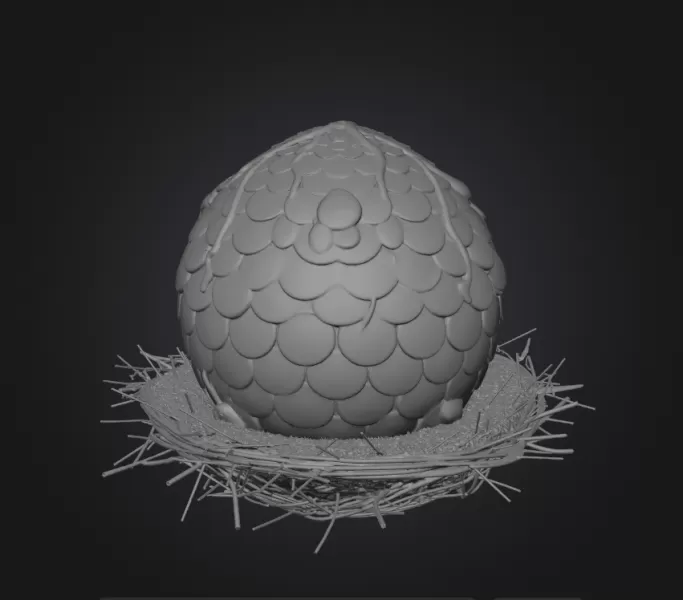 griffin egg - Model preview 2