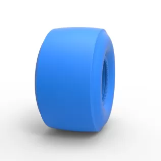 Rear wheel of Top fuel dragster Scale 1:25 - Model thumbnail 11