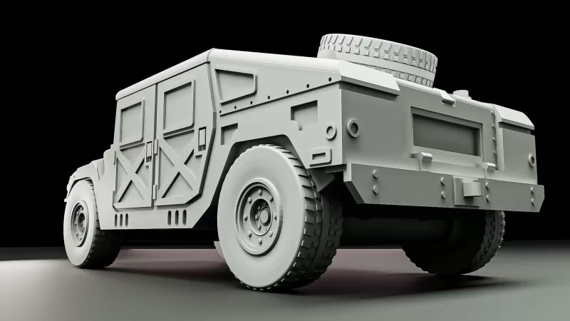 Humvee #RoZ - Model preview 4
