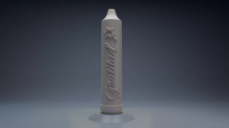 Coleccion de Velas de intención impresión 3D molde - Model preview 7