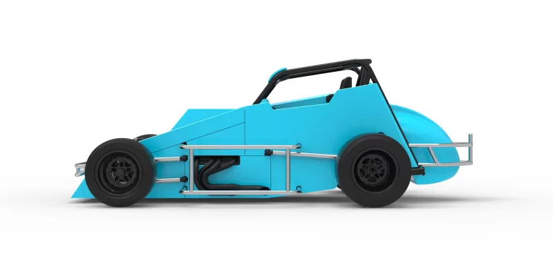 Pavement Sprint car Version 2 Scale 1:25 - Model preview 9