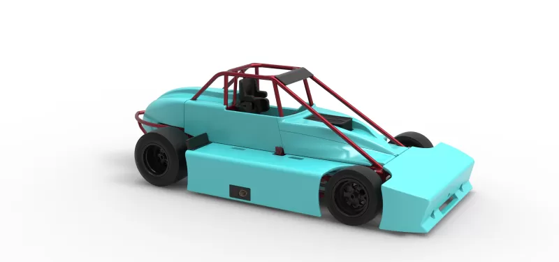 Experimental Pavement Silver Crown Car Version 3 Scale 1:25 - Model preview 24