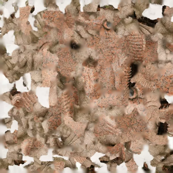 Stone Fish Sculpture -3D Model High-Quality PBR UV Mapped - Model preview 1