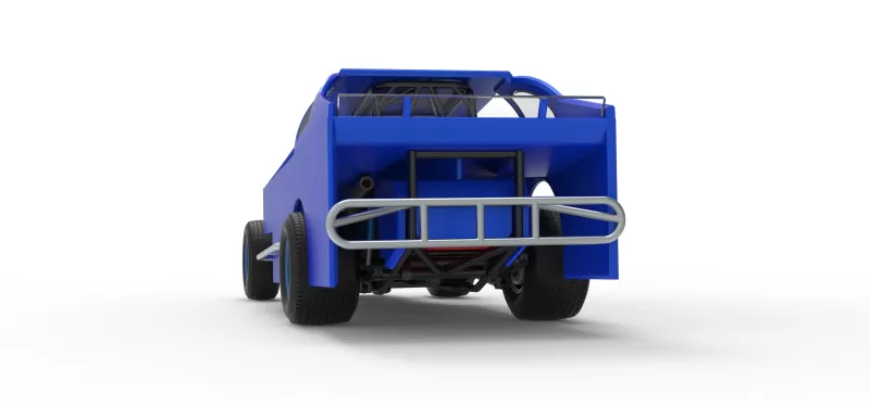 Northeast Dirt Modified stock car Version 2 Scale 1:25 - Model preview 15