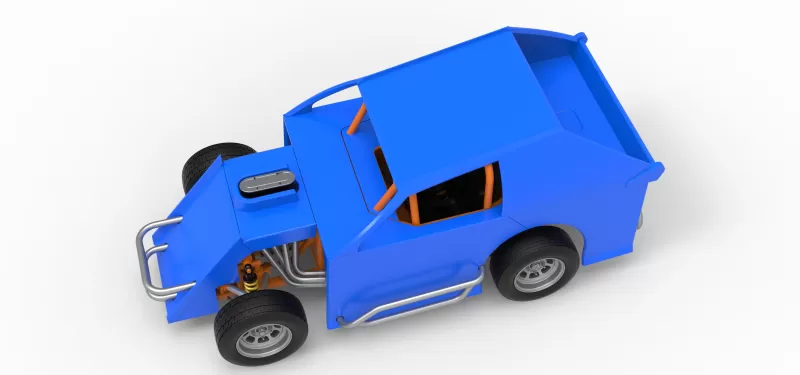 Mod Lite Race car Scale 1:25 - Model preview 4