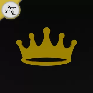 Simple Crown Symbol - 2D Art