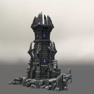 Shadowspire Arcane Tower STL File for 3D Print - Model thumbnail 7