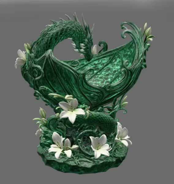Celestial Star Tree Organizer STL File for 3D Print - Model preview 8