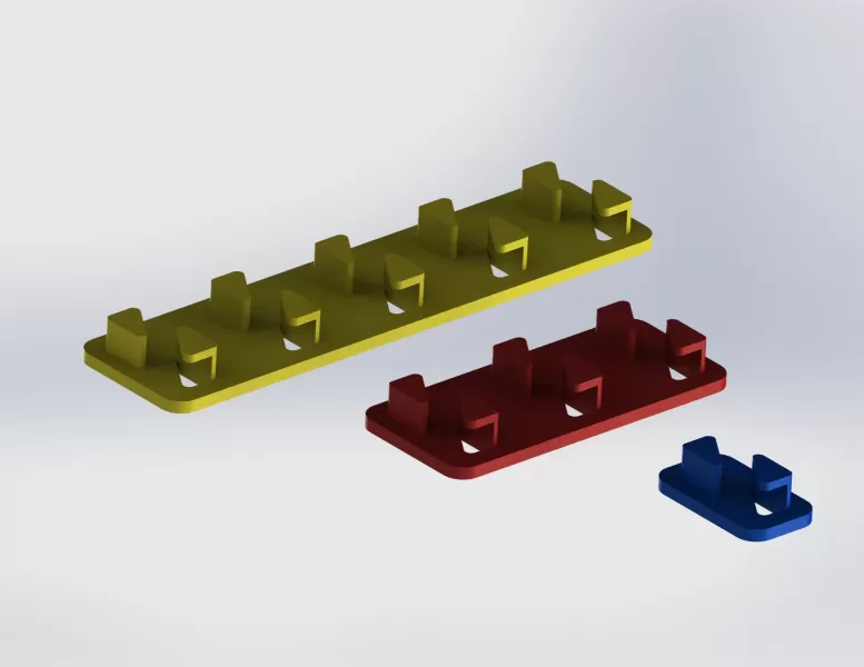 Free Cable Organizer Clip Clean Desk - Model preview 1